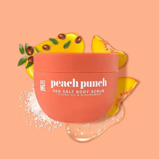 Give Me Peach Punch Sea Salt Body Scrub