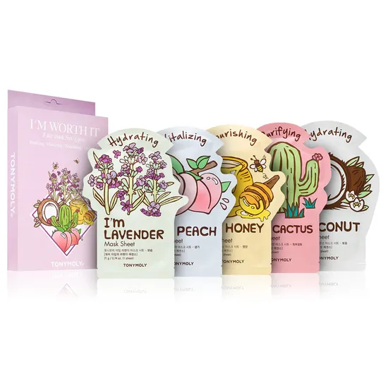 Tony Moly I'm Worth It Face Mask Set 5pcs