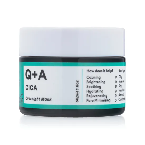 Q+A Cica Overnight Face Mask