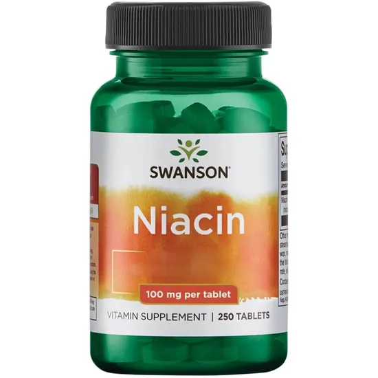 Swanson Niacin 100mg Tablets