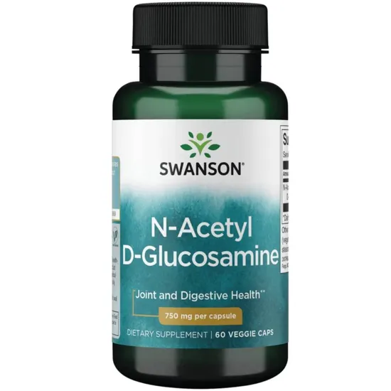Swanson N-Acetyl D-Glucosamine 750mg Capsules