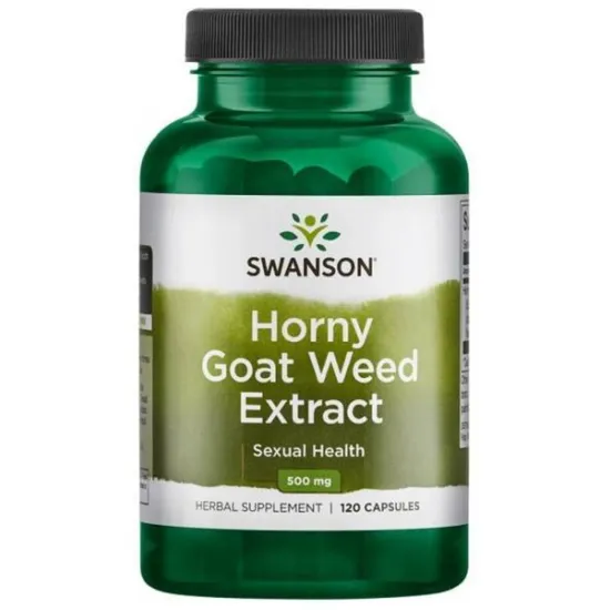 Swanson Horny Goat Weed Extract 500mg Capsules