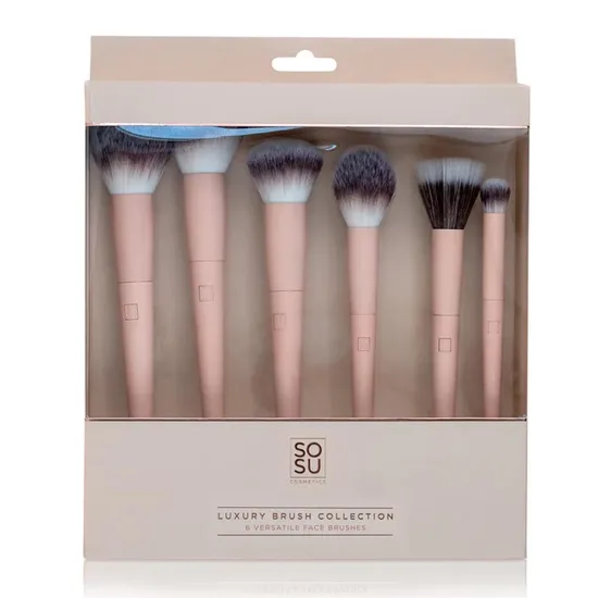 SOSU by SJ Luxury Brush Collection 6 Versatile Face Brushes