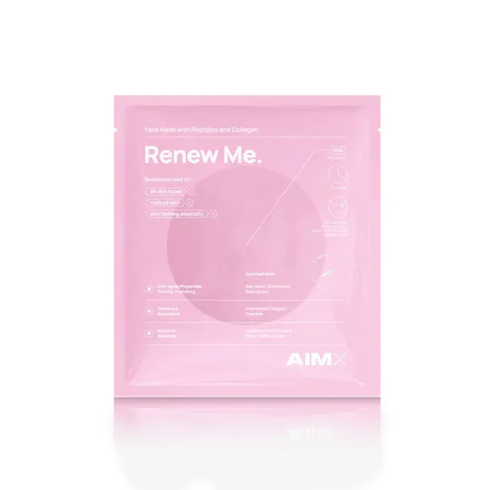 AimX Sheet Mask With Peptides & Collagen "renew Me"