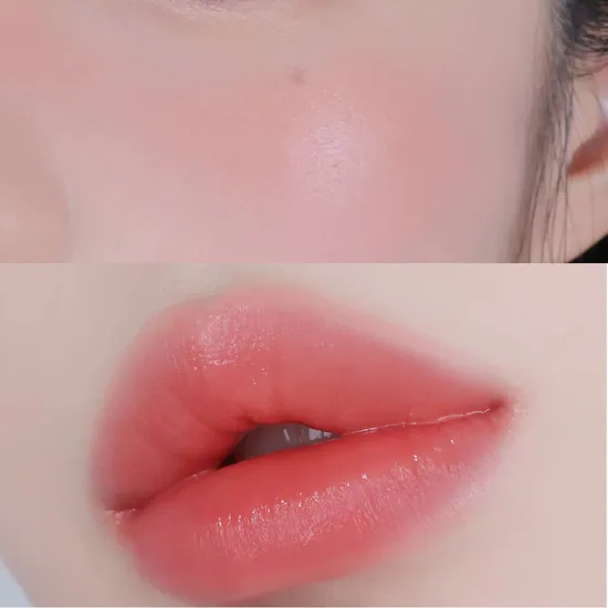 Heart Percent Dote On Mood Custom Lip & Cheek 02 Healthy Coral