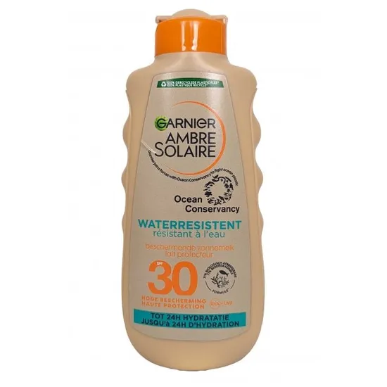 Garnier Ambre Solaire Sun Tan Protection Milk 24h SPF 30 Water Resist
