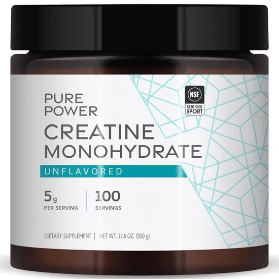 Pure Power Creatine Monohydrate Powder Unflavored