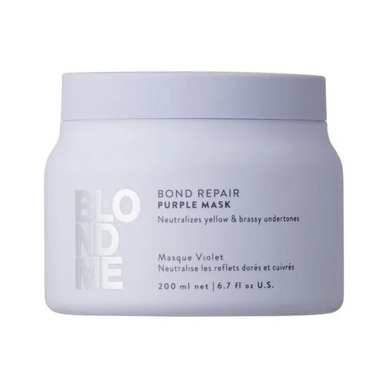 Schwarzkopf BlondMe Bond Repair Purple Neutralising Mask