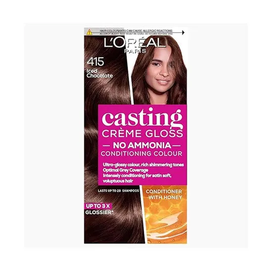 L'oreal Paris Casting Creme Gloss Conditioning Colour 415 Iced Chocolate
