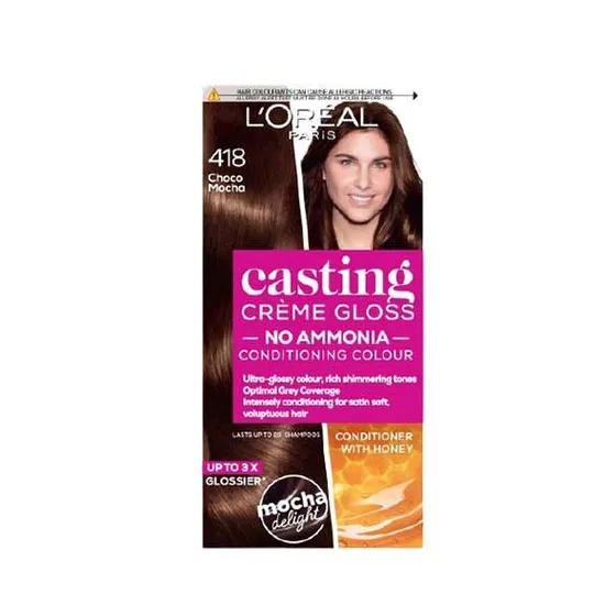L'oreal Paris Casting Creme Gloss Conditioning Colour 418 Choco Mocha