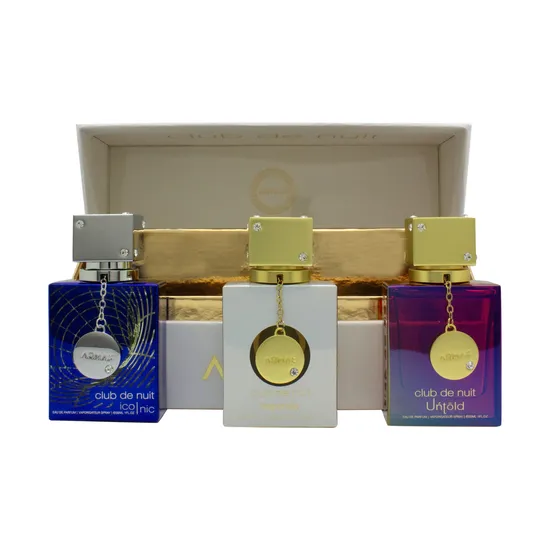 Armaf Club De Nuit Eau De Parfum Three Piece Gift Set