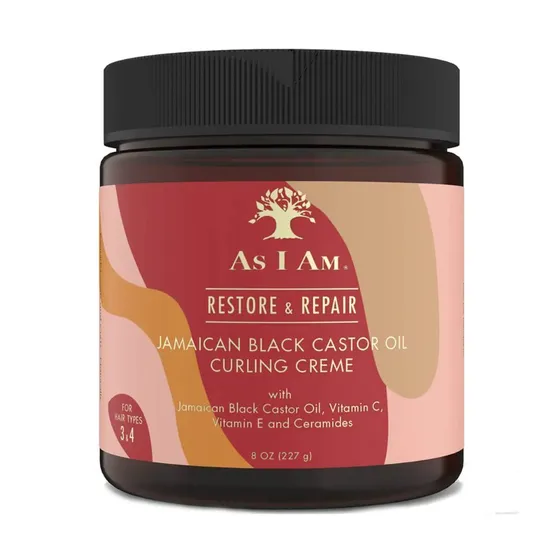 As I Am Restore & Repair Jamaican Black Castor Oil Curling Creme