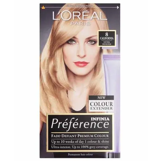 L'oreal Paris Preference Infinia Permanent Colour 8 California