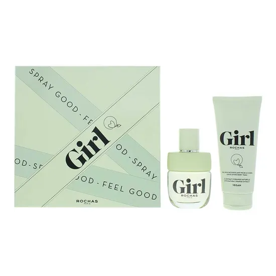Rochas Girl Eau De Toilette 60ml + Shower Gel 100ml Gift Set