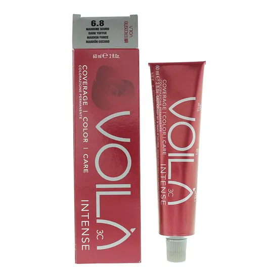 Intercosmo Voila 3C Intense Hair Colour 6.8 Dark Toffee