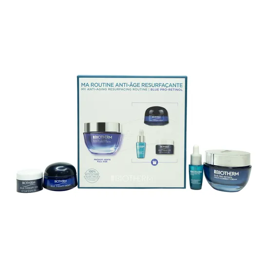 Biotherm Blue Therapy Pro Retinol Gift Set Blue Therapy Pro-Retinol Multi-Correct Cream 50ml + Life Plankton Elixir 7ml + Blue The Soin Yeux 5ml