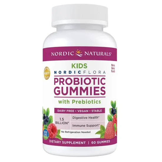 Nordic Naturals Probiotic Kids Merry Berry Punch Gummies