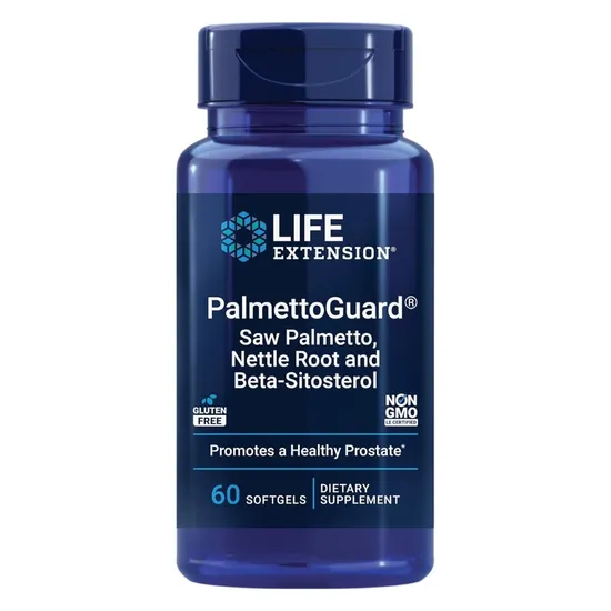 Life Extension PalmettoGuard Saw Palmetto/Nettle Root With Beta-Sitosterol Softgels