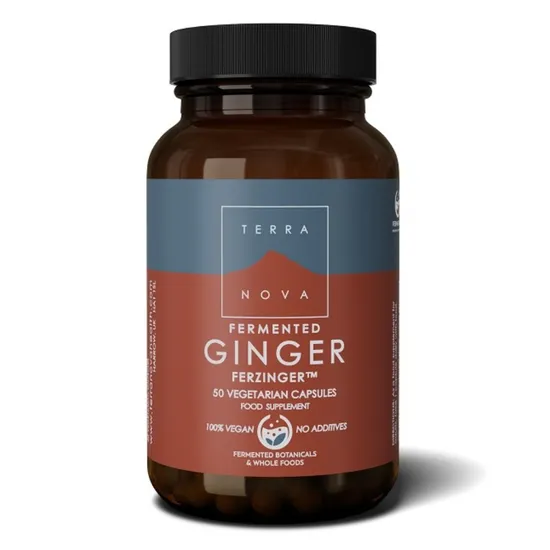 Terranova Fermented Ginger Ferzinger 250mg Capsules