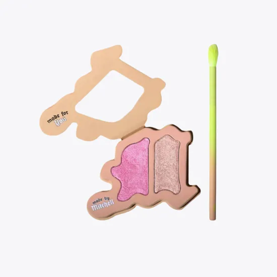 Made By Mitchell Blursh Press'd Duo Highlighter Palette & Brush