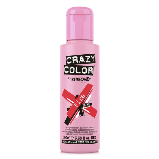 Crazy Color Semi Permanent Hair Colour Cream Fire