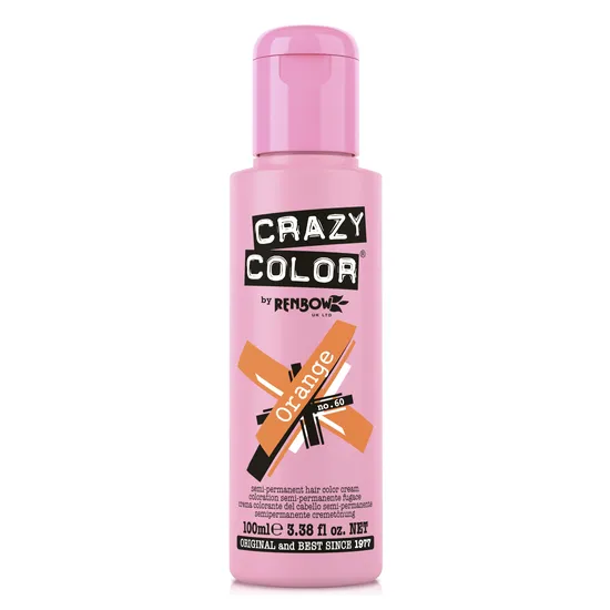 Crazy Color Semi Permanent Hair Colour Cream Orange