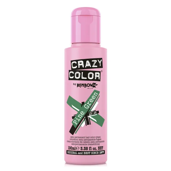 Crazy Color Semi Permanent Hair Colour Cream Pine Green