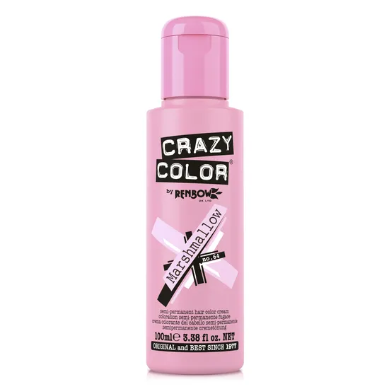 Crazy Color Semi Permanent Hair Colour Cream Marshmallow