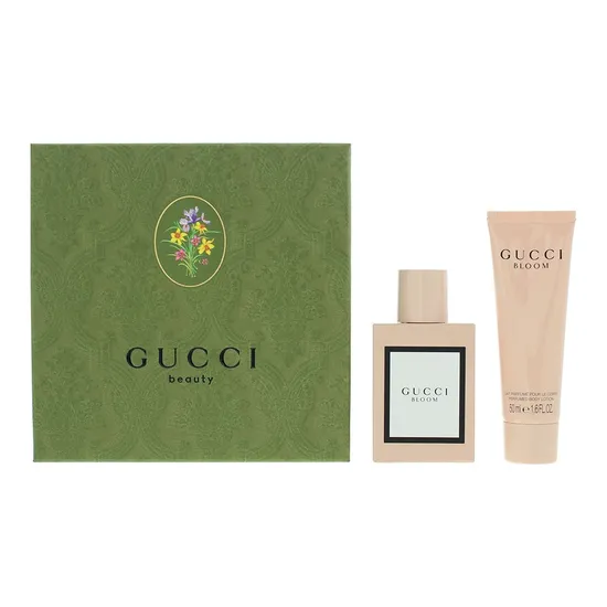 Gucci Bloom Eau De Parfum 50ml + Body Lotion 50ml Gift Set For Her