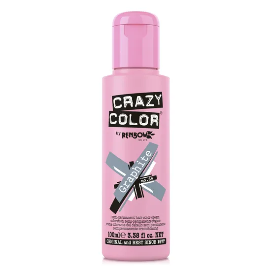 Crazy Color Semi Permanent Hair Colour Cream Graphite