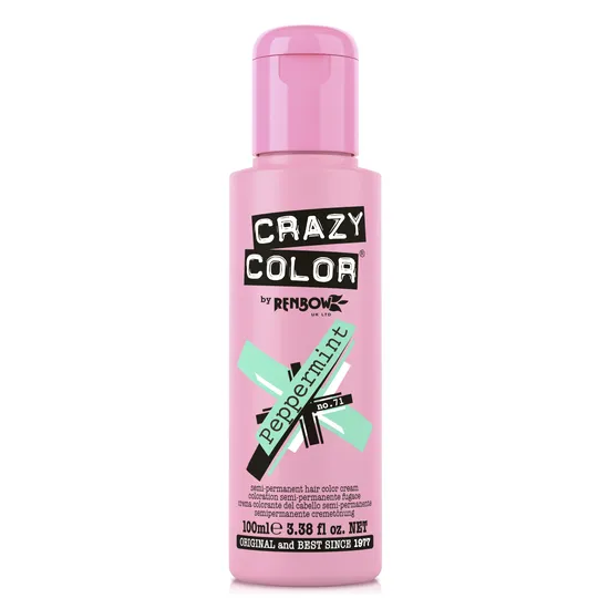 Crazy Color Semi Permanent Hair Colour Cream Peppermint