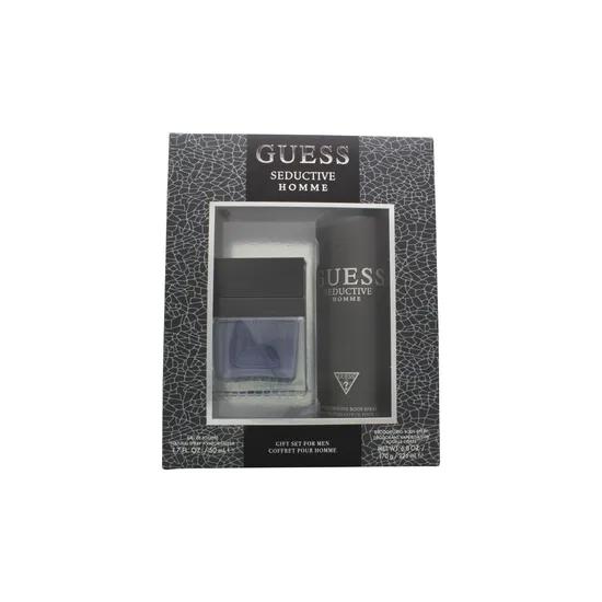 Guess Seductive Homme Gift Set 50ml Eau De Toilette + 226ml Body Spray