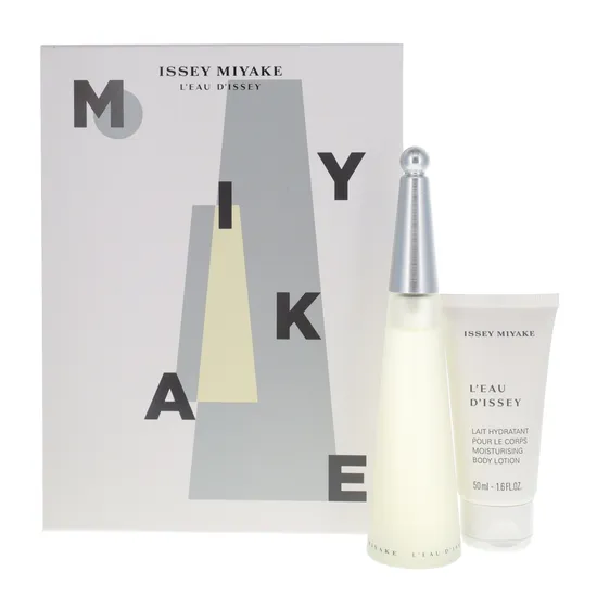 Issey Miyake L'Eau D'Issey Gift Set 50ml Eau De Toilette + 50ml Body Lotion