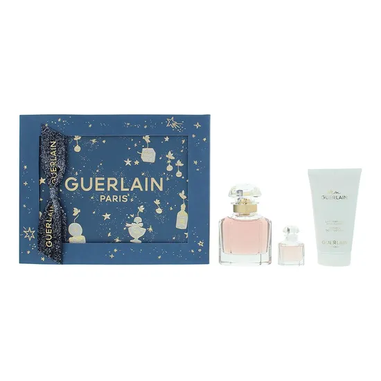 GUERLAIN Mon Guerlain Eau De Parfum 50ml + 5ml + Body Lotion 50ml Gift Set