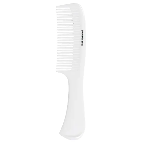 Denman Precision Rake Comb White