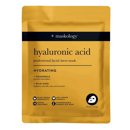 Maskology Hydrating Hyaluronic Acid Face Sheet Mask