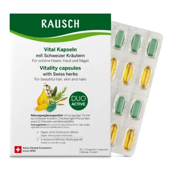Rausch Swiss Herbal Vitality Capsules