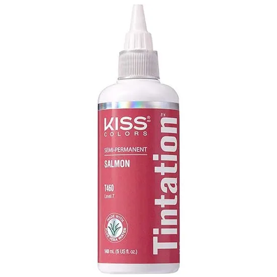 Kiss Colours Tintation Semi Permanent Hair Colour T460 Salmon