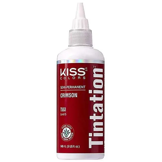 Kiss Colours Tintation Semi Permanent Hair Colour T553 Crimson