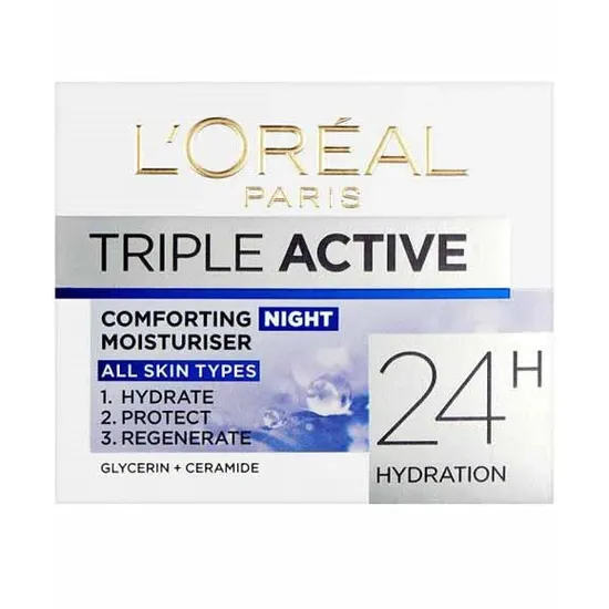 L'Oreal Paris Triple Active 24h Hydration Night Moisturiser