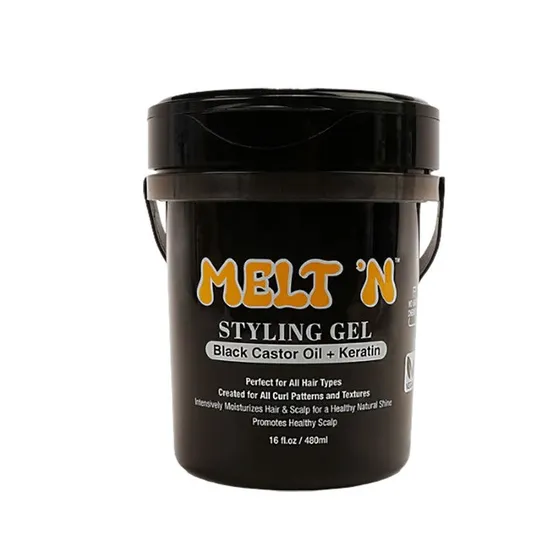 Ebin New York Melt N Black Castor Oil Keratin Styling Gel