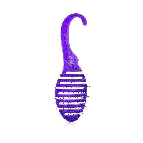 Wet Brush Shower Detangler Purple Glitter