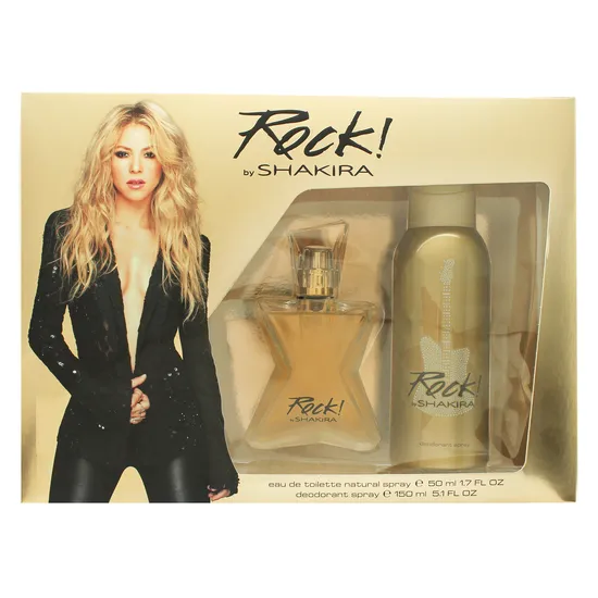 Shakira Rock! By Shakira Gift Set 50ml Eau De Toilette + 150ml Deodorant Spray