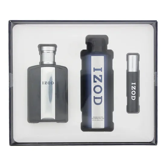 Izod Gift Set 125ml Eau De Toilette + 15ml Eau De Toilette + 200ml Body Spray