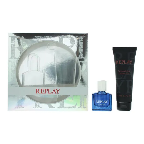 Replay Essential For Him Gift Set 30ml Eau De Toilette + 100ml Shower Gel