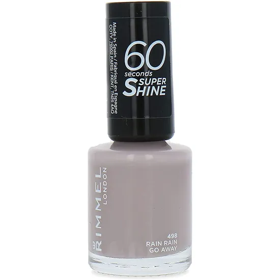Rimmel 60 Seconds Super Shine Nail Polish 498 Rain Rain Go Away