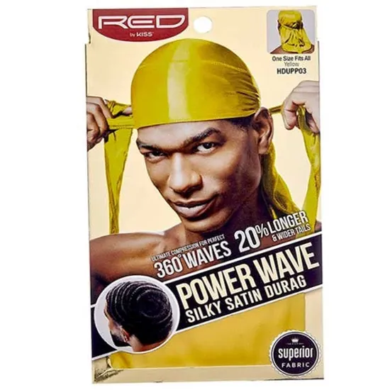 Kiss Power Wave Silky Satin Durag Hdupp08 Gold