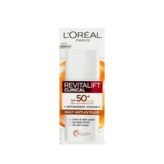 L'Oreal Paris Revitalift Clinical Daily Anti UV Fluid SPF 50 Plus