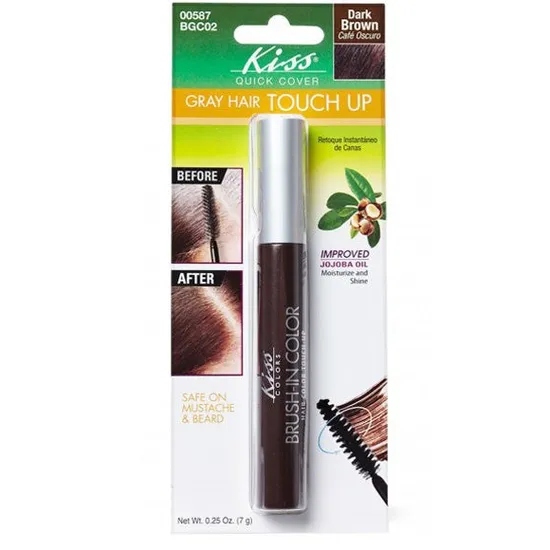 Kiss New York Quick Cover Grey Hair Touch Up Brush