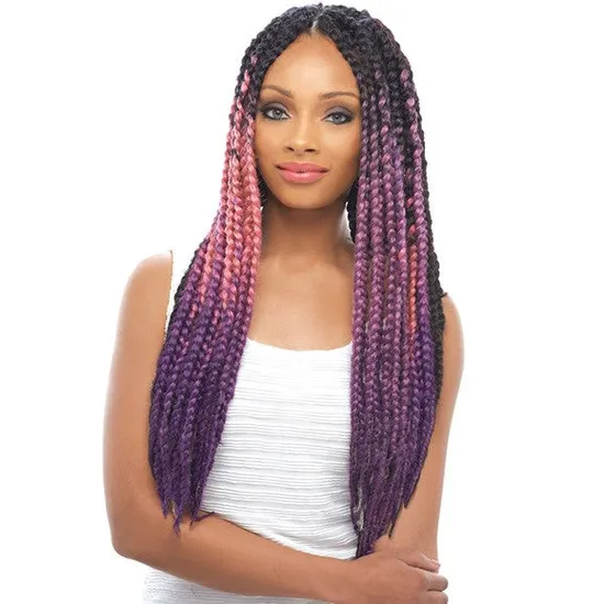 Janet Collection Janet Synthetic Pre Dyed Pastel Colour Jumbo Braid Kanekalon